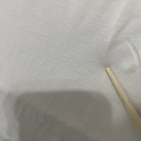 Chicos Zenergy Tunic Top Womens Sz 2 US‎ L Cream White Mesh Insert Cowl Neck - Picture 6 of 9